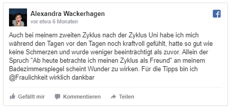 Fraulichkeit Kundenfeedback Teilnehmer Stimme Persönliche Erfahrungen Zyklus Coaching