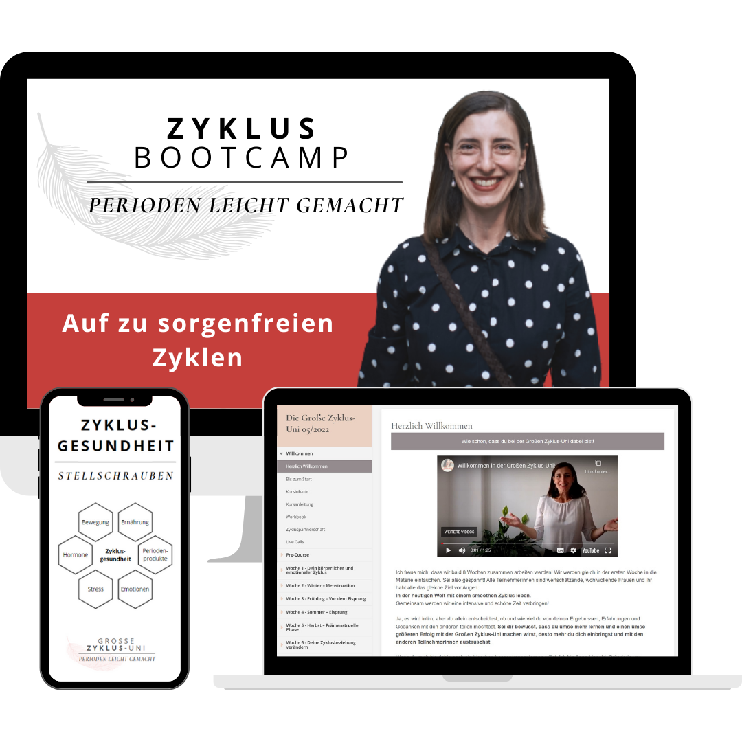 Fraulichkeit Große Zyklus-Uni PMS Menstruationsbeschwerden Regelschmerzen Zyklusachtsamkeit Cycle Syncing Zyklus-Uni 