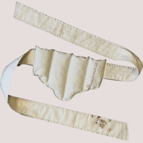 Kirschkernkissen festbinden lange Bänder Menstruation